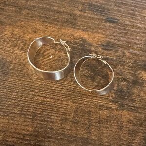 Gold Minimalist Earrings with Polished Finish